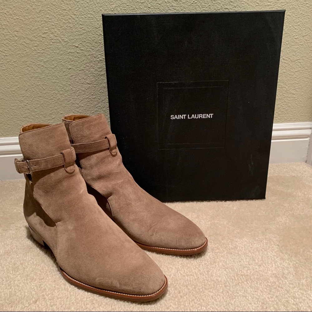 Saint Laurent Wyatt 30 Jodhpur Boot in New Cigar